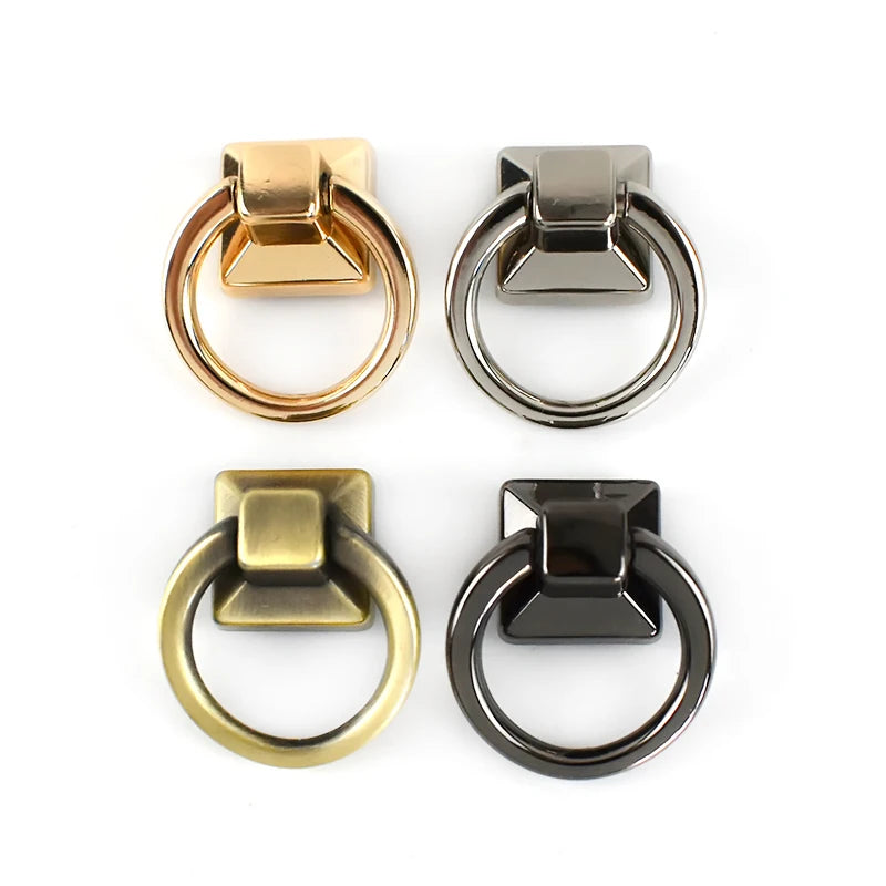 For BF935 18mm Zinc Alloy Plating Bag Accessories Side Clip Ring Handbag Chain Screw Buckle