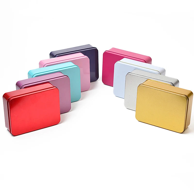 New Arrivals Custom Rectangular Brow Soap Tins Perfume Bottle Metal Gift Packaging  Metal Gift  Tin Boxes Container
