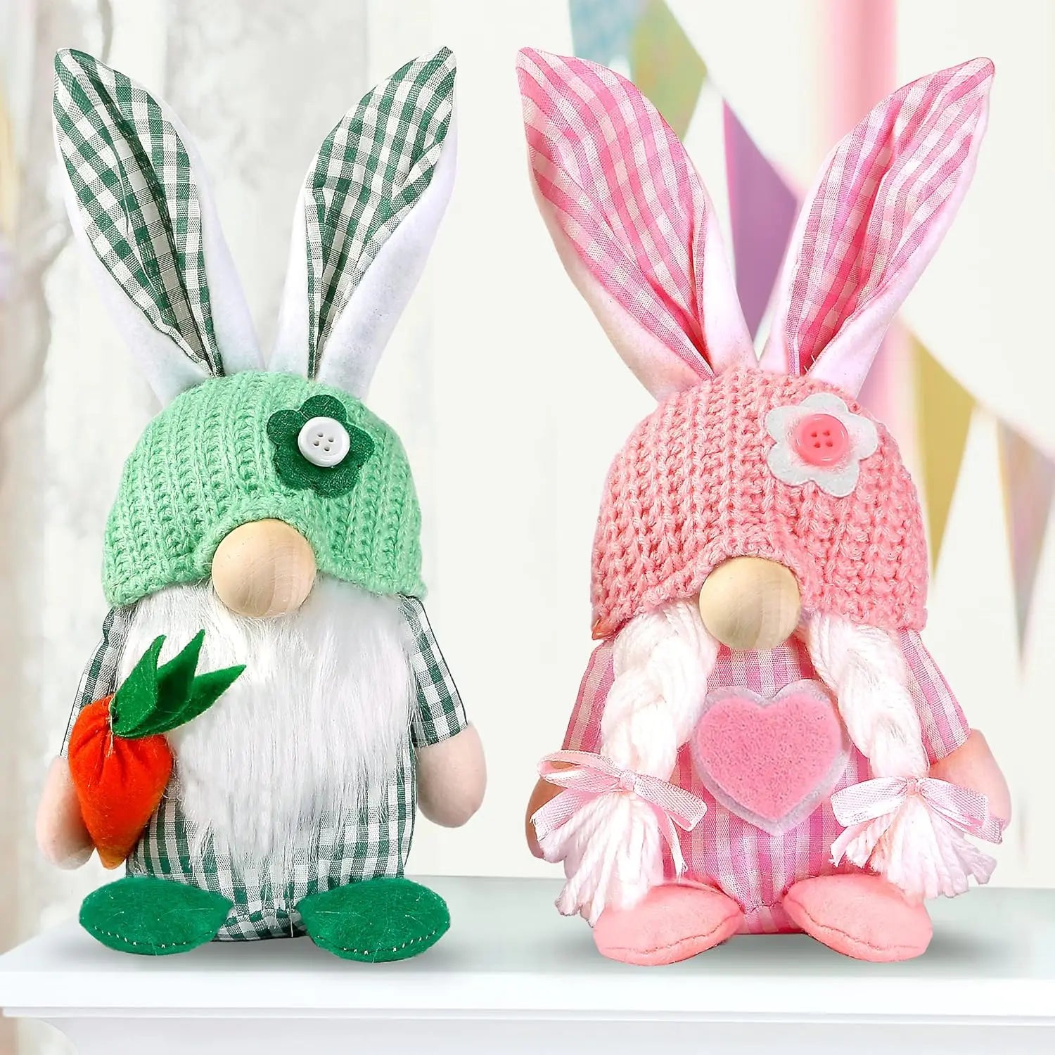 Easter Gnomes Decorations Easter Bunny Gnomes Spring Swedish Rabbit Plush Gnomes Scandinavian Faceless Easter Decoration