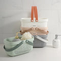 Plastic Storage Basket Large Capacity Bath Shower Laundry Basket for with Double Handles Bathroom Accessories