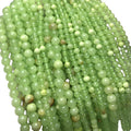 Wholesale Natural  Green Calcite Smooth Round Loose Beads Stones for Jewelry Making Design DIY Gift