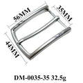 2025 Designer Men's 35mm Western Style Leather Belt with Zinc Alloy Pin for Buckle Customizable Size Logo Engraved-OEM Wholesale