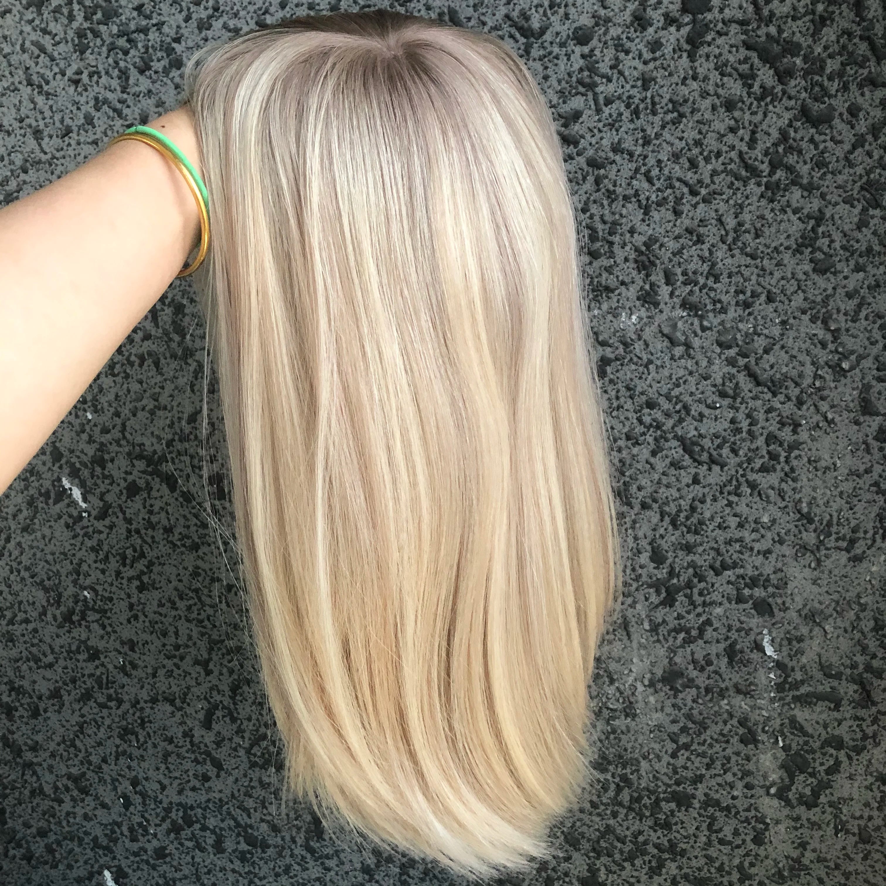 Hot Sale 100% European Virgin Human Hair Clip-on Toupee Kosher Topper Dark Roots Longfor SS Silk Base Virgin Bangs Sizes 6x7 7x8