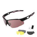 UV400 Polarized Cycling Glasses Oversize Interchangeable Youth Sports Sunglasses Various Lenses for Baseball