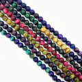 High Quality Tiger's Eye Gemstone Beads Multi-Color Smooth Cut Loose Beads for DIY Healing Natural Yellow Polished Crystal