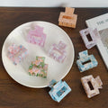 Vintage Small Acetic Acid Clip Fashion Simple square Hair Clip Back Head Pan Hair Shark Clip Hair Accessories Factory Wholesale