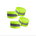 Wholesale Bracelet Outdoor Jogging Printing 5cm Orange Tape Band Elastic Reflective Safety Armband Reflex Running Wristband