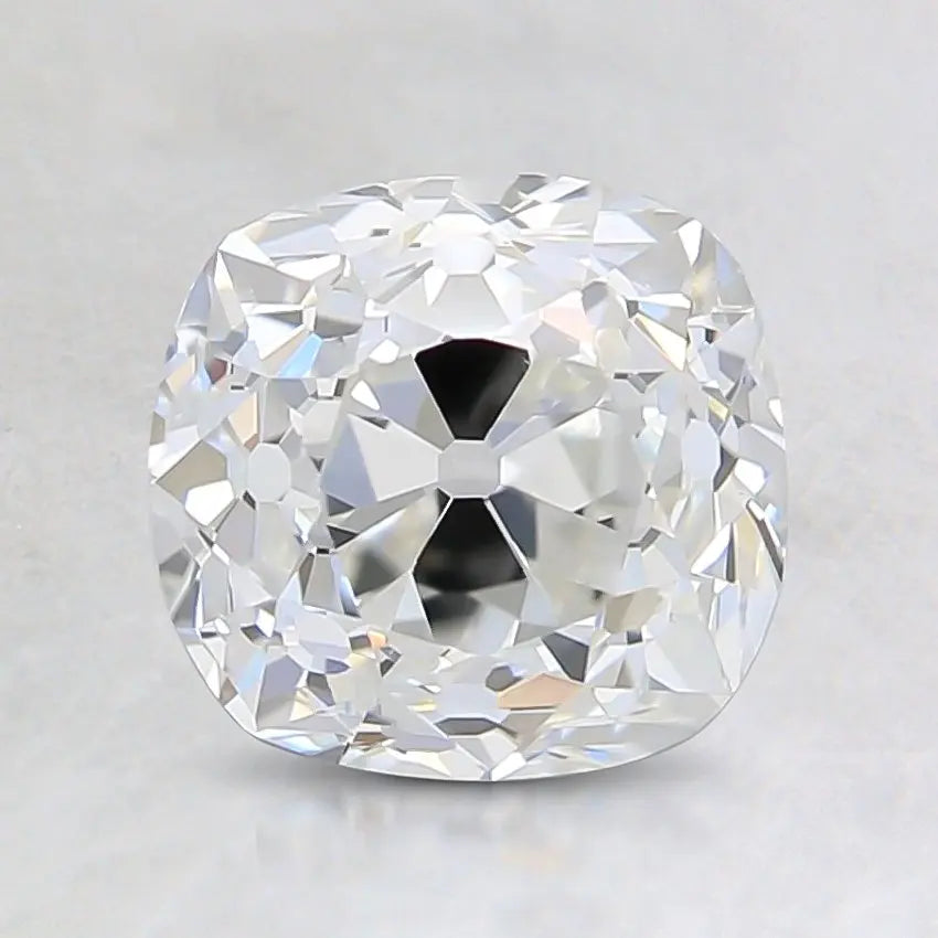 Custom White VVS1 Old Mine Cut Moissanite Diamond Cushion Cut Moissanite Holycome