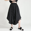Summer New Product Yamamoto Wind Japanese Dark Drape Wide-leg Irregular Knotted Casual Pants Women
