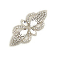 Wholesale 2026 Popular of Shining Crystal Rhinestone Bowknot Applique for Wedding Dress Decorative Clothing Patches