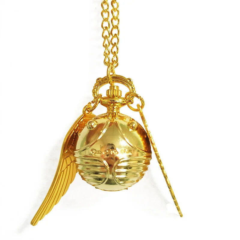 Classic Wing Bronze Dia 27MM  Watch Vintage  Antique Model Ball Pocket Watch