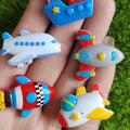 Kawaii Planes Steamship Flatback Resin Cabochon Crafts Making Scrapbooking Decoration Charm Craft Doll House Accessories