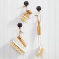 2026 Eco-friendly 3PCS Kitchen Cleaning Brush Set Bamboo+PBT+PP Dish & Pot Cleaning Brush / Desktop Cleaning Brush