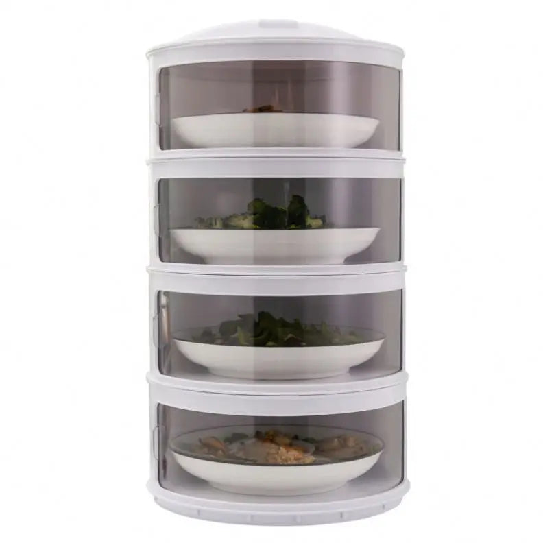 Household Dinding Table Leftover Storage Cover Multi-layer Foldable Anti-flies Dish Cover Heat Preservation Meal Cover