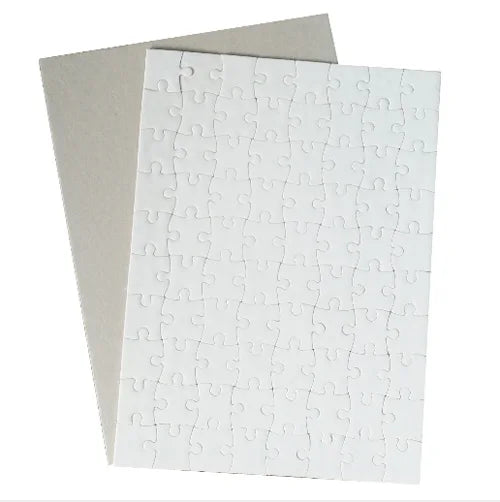 A5 Size 20/14.5 Cm Sublimation Blank Jigsaw Puzzle Photo Frames With 80 Small Pieces for Kid Gifts/Advertising/School