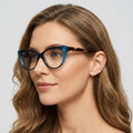IU-LM6040 New Arrival 2023 Designer Luxury Cat Eye Eyewear Acetate Frame Glasses Men Optical Frames