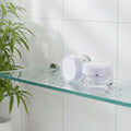 15g 30g 50g Frosted Double Wall Acrylic Cosmetic Jar Refillable Eye Cream Packaging with Screw Cap