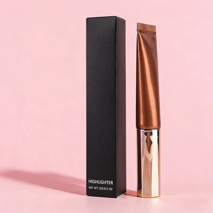 Custom Vegan Liquid Highlighter Makeup Glitter Body Glow Mineral-Based Waterproof Sunscreen Feature Stick Bronzer