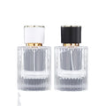 Custom Round Empty Clear Fragrance Glass Perfume Bottle 30ml 50ml Perfume Glass Spray Bottle