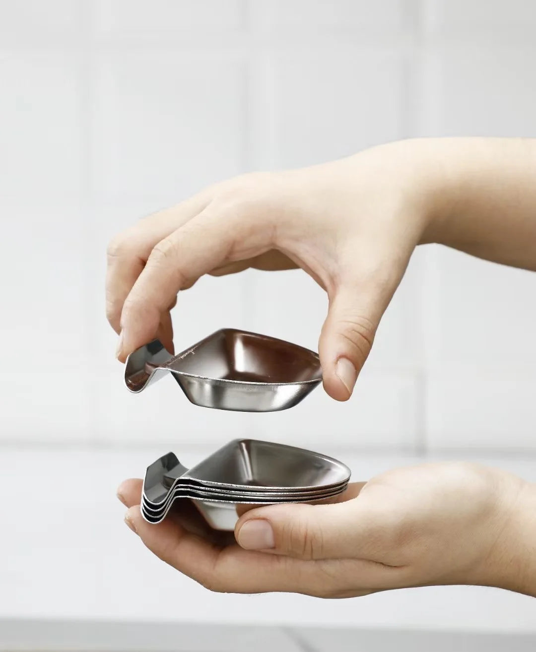 304 Stainless Steel Household Restaurant Dish Barbecue Seasoning Dish Seasoning Dish
