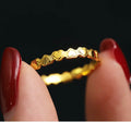 Stainless Steel Rings Heart Shaped Classical Simple Plain Stacking Wedding Ring for Women Valentines Day