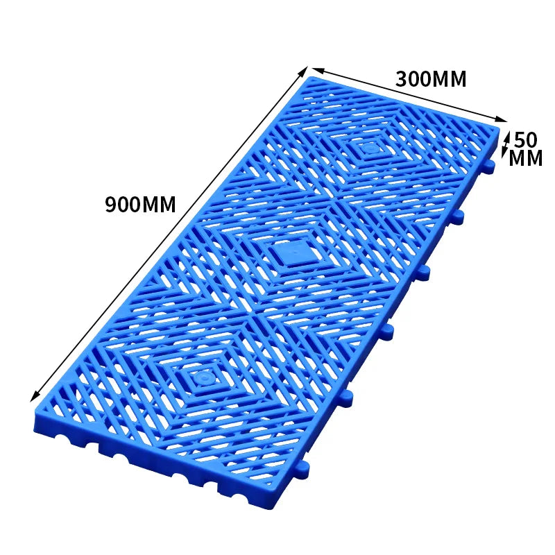 LEADLOONG 900*300*50mm Plastic Mesh Floor Board Supermarket Warehouse Freezer Mat Pet Mat Tray for Freezing Environments