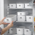 Plastic Refrigerator Crisper Box Bento Box Rectangular Food Storage  Student Microwave Lunch Box