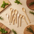 Customized Logo Disposable Wooden Spoon Different Size Small Bamboo Spoons for Honey/Coffee/Coconut Oil /Soup