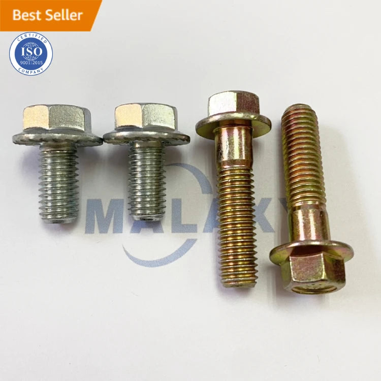 MALAXY Hot Sale Hexagon Flange Bolts Din6921 Hex Head Flange Bolts