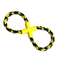 2025 New Puppy Cotton Rope Chew Toy Eco-Friendly 8-Character Bite-Resistant Molar Dog Toy Classic Explosion Packaged Pets