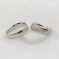 10 Years Anniversary Promise Couples Wedding Rings Sets for Men and Women 18k Gold Plated Jewelry Ring Comfort Fit