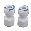Food Grade POM Material  Ro Water System Parts Plastic Pipe Fittings Quick Connector Ball Valve for Water Purifier