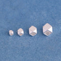 2.4mm 3.5mm 4.3mm 5.4mm Solid 925 Sterling Silver Cut Loose Beads Faceted Bead for Bracelet Necklace Jewelry Making