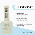 Kudan Non-toxic Functional Gel UV Top Coat Base Coat 2 in 1 With UV Nail Gel Polish Glue