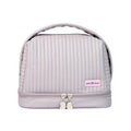 New Design Large Capacity Wet and Dry Separation Makeup Cosmetic Bag Ladies Travel PU Makeup Toiletry Bag