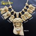 Hip Hop Jewelry 925 Sterling Silver Jesus Pendant Custom Moissanite Pendants Iced Out Diamond Fine Jewelry
