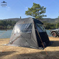 Hot Selling Large Inventory 3-4 Person Black Outdoor 210D Oxford Cloth Sauna Hot Tent with Stove Jack