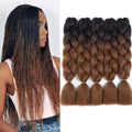 Synthetic Hair Box Braids 24inch Cheap Jumbo Crochet Braided Hair Extension Bulk Pre Stretched Expression Braiding Hair