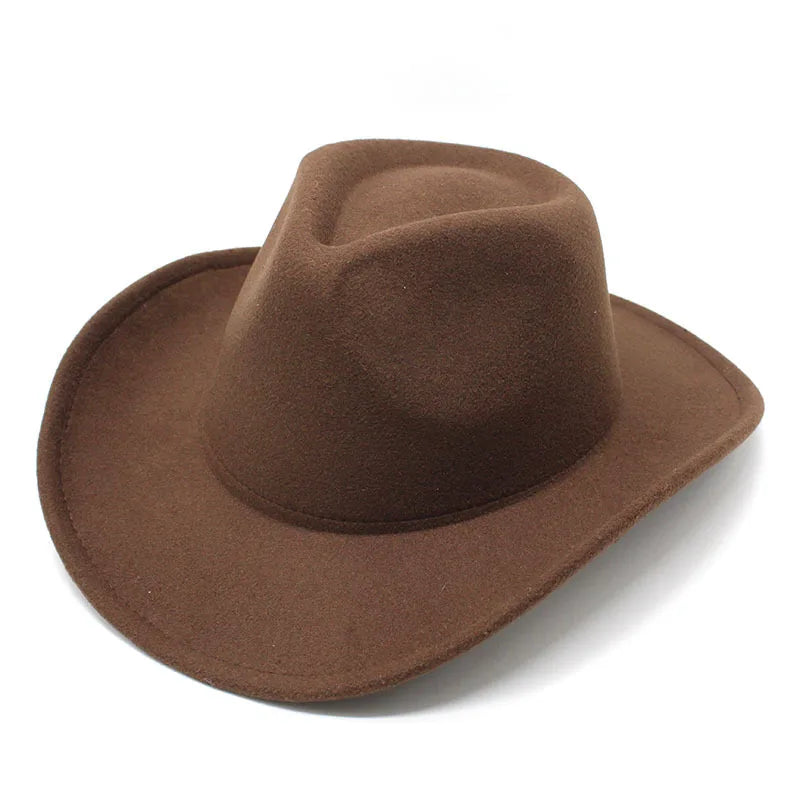 2022 Hot Selling Factory Custom Blank Plain Eco-friendly European and American Style Cowboy Hat for Outdoor Use All Seasons