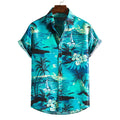 Summer New Fall Clothes Mens Print Hawaiian Shirt Casual Short Sleeve Men Shirts Wholesale