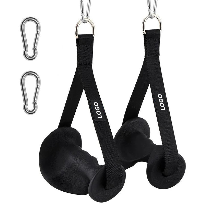 New Design Pull up Handles Grip Resistance Band Gym Home Fitness Workout Handles Cable Machine Attachment