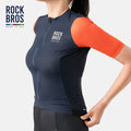 ROCKBROS ROAD to SKY SERIES Custom Cycling Jersey Women Short Sleeve New Bike Apparel Shirts Tops Comfortable Bike Suit