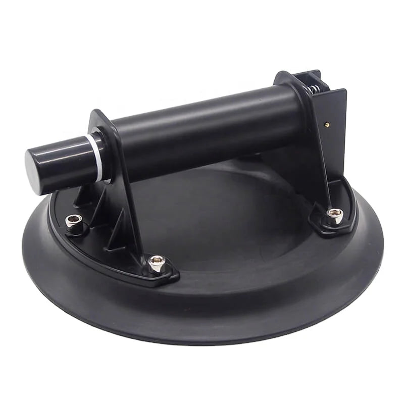 9" Vacuum Flat Suction Cup White Granite Slabs Tile Suction Cup Manual Glass Lifter with ABS Handle