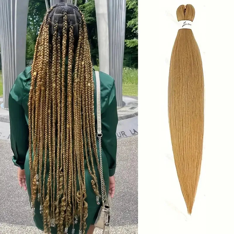New Designed 26 Inch 8 Packs Pre Stretched Braiding Hair Extenssions Lace Front Braided Wigs in Chinese