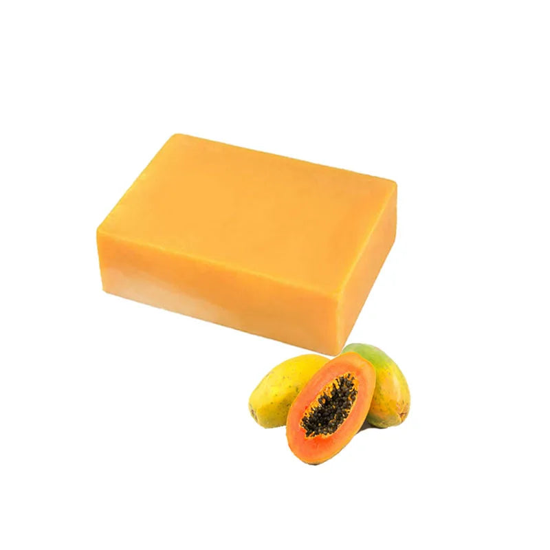 Best Whitening Exfoliating Antiseptic Asantee Papaya Soap Anti-Acne Solid Form Herbal Ingredient Handmade 150g All Skin Types