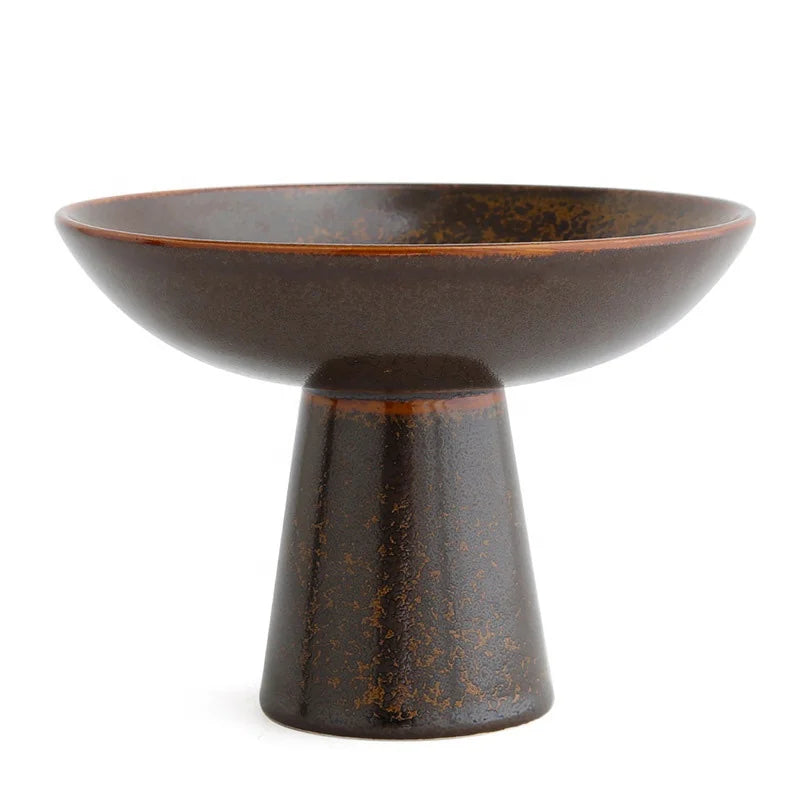Eco-Friendly Porcelain Kiln-formed Tall Serving Bowl for Ice Cream Pudding & Thick Snacks-Party & Restaurant Tableware