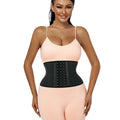 Dropship Short Torso Rubber Corset Tummy Control Hourglass Shaping Smooth Latex 9 Inches Plus Size 25 Steel Bone Waist Cinchers