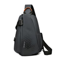 New Design Usb Charging Port Waterproof Wear Resistant Anti Theft Sling Single Shoulder Crossbody Chest Bag