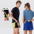 New Summer Double Layer Mesh Nylon Fabric Shorts Inside Hidden Pocket Solid Color Custom Gym Shorts for Men