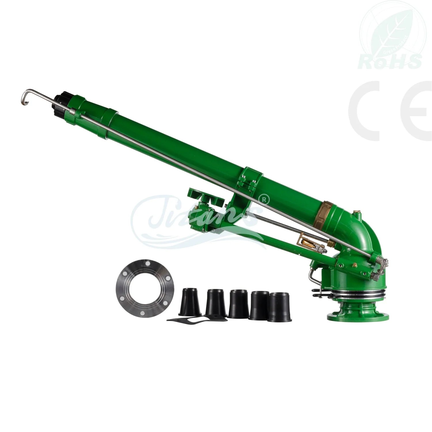 Titans Long Range Adjustable Metal Big Gun Sprinkler Irrigation 85m for Agricultural Farm Irrigation